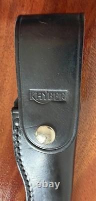 Vintage Khyber Drop Point Hunting Knife #2650 Japan 4 Blade with Sheath