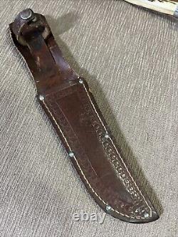 Vintage, Kinfolks 568 Flame Edge TC, Original Sheath, Excellent