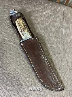 Vintage, Kinfolks 568 Flame Edge TC, Original Sheath, Excellent