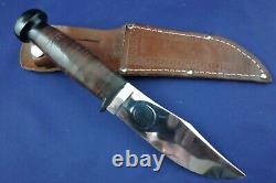 Vintage Kinfolks Knife Bakelite Pommel with Sheath