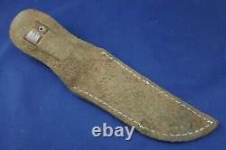 Vintage Kinfolks Knife Bakelite Pommel with Sheath