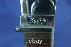 Vintage Kinfolks Knife Bakelite Pommel with Sheath