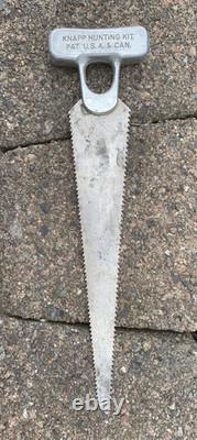 Vintage Knapp Hunting Kit Elko NV. Pat US & Can. With Western L36 Hunting Knife