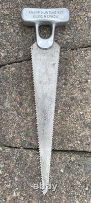 Vintage Knapp Hunting Kit Elko NV. Pat US & Can. With Western L36 Hunting Knife