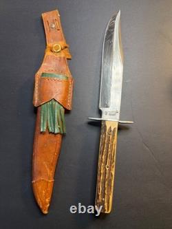 Vintage Kronenkreb Solingen Germany Bowie Knife Large 11