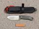 Vintage Lion Steel Knife Fixed Blade Composite Handle Panels withSheath Fantastic