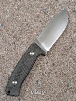 Vintage Lion Steel Knife Fixed Blade Composite Handle Panels withSheath Fantastic