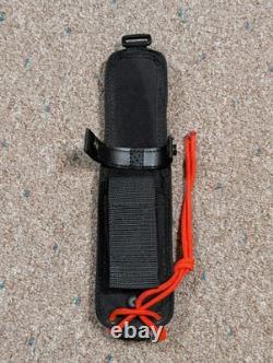 Vintage Lion Steel Knife Fixed Blade Composite Handle Panels withSheath Fantastic