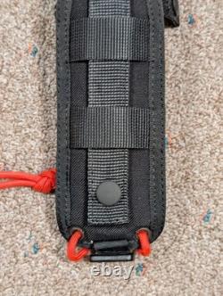 Vintage Lion Steel Knife Fixed Blade Composite Handle Panels withSheath Fantastic