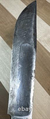 Vintage MARBLE'S GLADSTONE IDEAL FIXED BLADE HUNTING KNIFE withLEATHER SHEATH