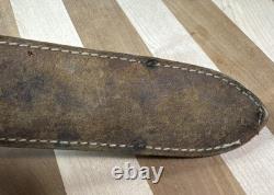 Vintage MARBLE'S GLADSTONE IDEAL FIXED BLADE HUNTING KNIFE withLEATHER SHEATH