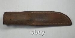 Vintage Marble's Gladstone, MI. Full Tang Fixed Blade Knife With Sheath