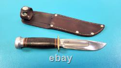 Vintage Marble's Gladstone Mich USA Hunting Knife + Leather Sheath TR764