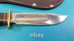 Vintage Marble's Gladstone Mich USA Hunting Knife + Leather Sheath TR764