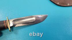 Vintage Marble's Gladstone Mich USA Hunting Knife + Leather Sheath TR764