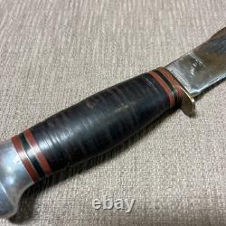 Vintage Marbles Gladstone Woodcraft, 1916 Circa, Leather Handle, Sheath