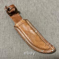 Vintage Marbles Gladstone Woodcraft, 1916 Circa, Leather Handle, Sheath