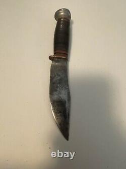 Vintage Marbles USA Fixed Blade Hunting Knife