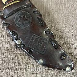 Vintage, Marbles Woodcraft, Stag, Pat'd 1916, Orig. Customized Sheath