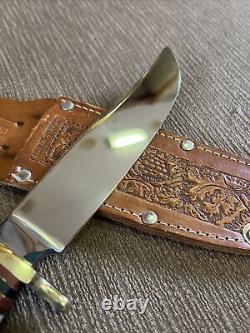 Vintage Near Mint, Rewwappen, Linder Messer, Orig. Sheath, Stag