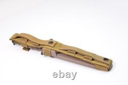 Vintage OKC Survival Camping Hunting Knife Genuine + Scabbard Ontario Co USA