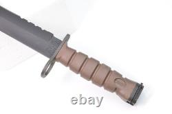 Vintage OKC Survival Camping Hunting Knife Genuine + Scabbard Ontario Co USA