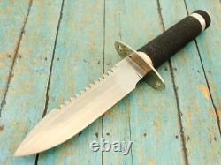 Vintage Ohrid Bratstvo Yugoslavia Hollow Sawback Survival Bowie Knife Set Knives