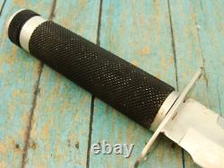 Vintage Ohrid Bratstvo Yugoslavia Hollow Sawback Survival Bowie Knife Set Knives