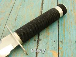 Vintage Ohrid Bratstvo Yugoslavia Hollow Sawback Survival Bowie Knife Set Knives