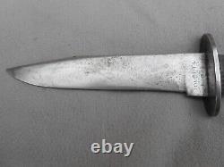 Vintage Olcut Union Cut Co Olean Ny Hunting Or Fishing Knife Nice Bone Handles