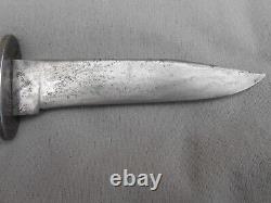 Vintage Olcut Union Cut Co Olean Ny Hunting Or Fishing Knife Nice Bone Handles