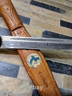 Vintage Old Finland Finnish Hunting Knife with Sheath