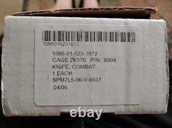 Vintage Ontario Knife Co. RAT-7 fixed blade knife NOS 1st release