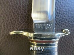 Vintage P. Holmberg Eskilstuna Rostfri Sweden Fixed Blade Knife. Knife Only