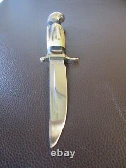 Vintage P. Holmberg Eskilstuna Rostfri Sweden Fixed Blade Knife. Knife Only
