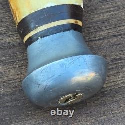 Vintage PIC Stag Hunting Bowie Knife Solingen Germany 6 Fixed Blade & Sheath