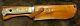 Vintage PUMA WHITE HUNTER 6377 Knife withSheath, Excellent Condition