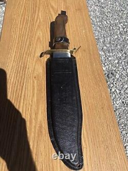 Vintage Pakistan Clip Point Bowie Knife