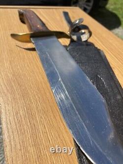 Vintage Pakistan Clip Point Bowie Knife