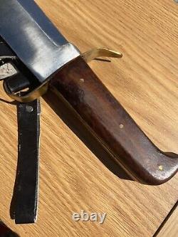 Vintage Pakistan Clip Point Bowie Knife