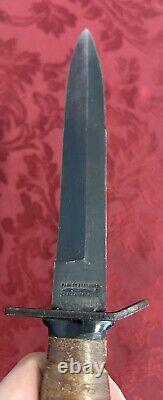 Vintage Parker Brothers Combat Spear Point Knife M8 A1 Scabbard