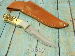 Vintage Parker Edwards Jacksonville Al A 1392stag Hunting Knife Set Knives Tools