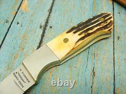 Vintage Parker Edwards Jacksonville Al A 1392stag Hunting Knife Set Knives Tools