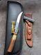Vintage Pinned 1950s Randall Made Model 3- 6 Fighter withHeiser Sheath & Stone