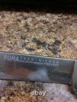 Vintage Pre 1964 Original Puma Nicker 3589 German Hunting Knife