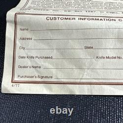 Vintage Pre-Date Code BUCK 102 USA Woodsman Fixed Blade Hunting Knife New Box