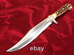 Vintage Puma Bowie 6396 Fixed Blade Knife with Sheath Germany Pumaster Steel