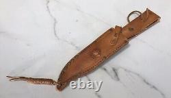 Vintage Puma Bowie 6396 Fixed Blade Knife with Sheath Germany Pumaster Steel