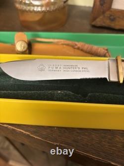 Vintage Puma Hunter's Pal 1986 MINT with original packaging and leather sheath