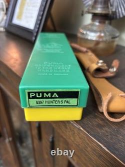 Vintage Puma Hunter's Pal 1986 MINT with original packaging and leather sheath